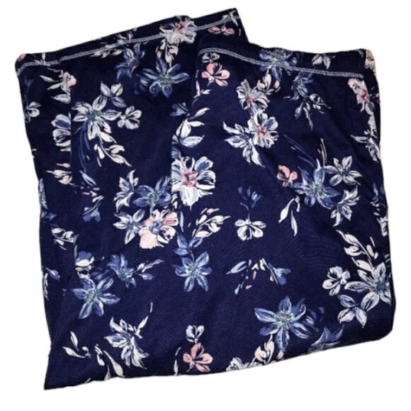 NWOT - Soft Blue Adonna Sleepwear Capris Lounge Shirt & Pants Set - Size L - Picture 7 of 11